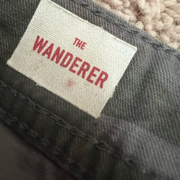 32 Anthropologie wanderer utility shorts moss green blue camo - Picture 5 of 17